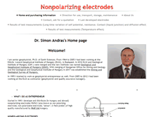 Tablet Screenshot of nonpolarizingelectrode.com